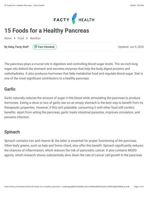 how to take care of your pancreas