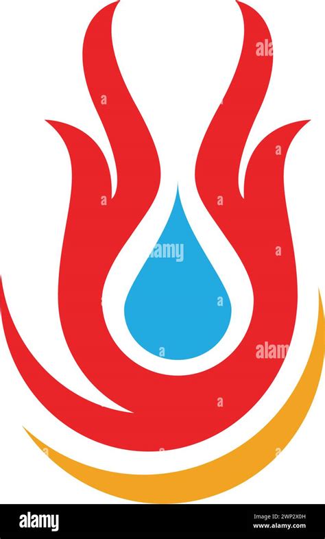 Fire Flame Logo Template Vector Icon Oil Gas And Energy Logo Concept Stock Vector Image And Art