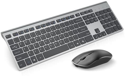 Rechargeable Wireless Keyboard Mouse Combo J Joyaccess G Full Size