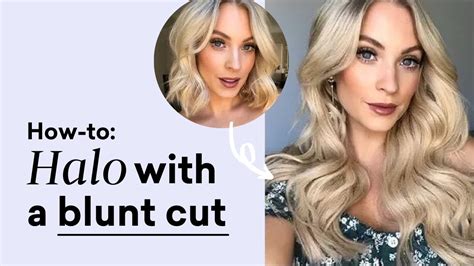 How To Blend Halo Hair Extensions With Short Hair Sitting Pretty Youtube