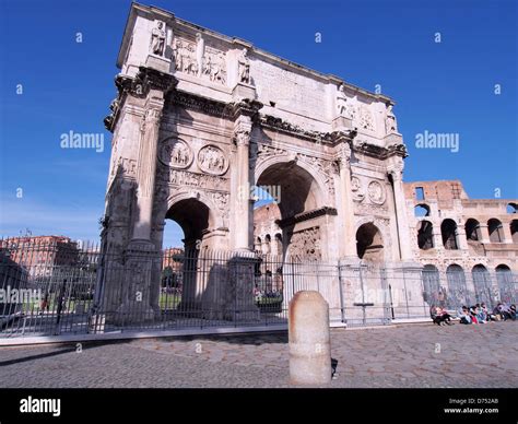 Roma Arco Di Costantino Italy By Andrea Quercioli Stock Photo Alamy