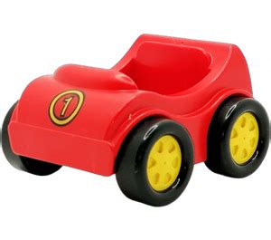 Duplo Red Car With And Yellow Wheels Brick Owl Lego Marketplace