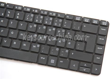 HP ProBook 430 G1 No Frame Danish Keyboard Dansk Tastatur HP Nordic