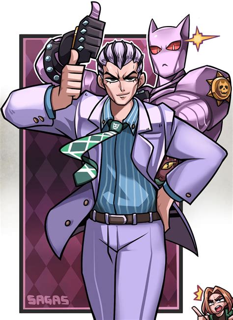 Kira Yoshikage Killer Queen By Sagas293 On Deviantart