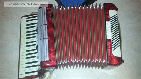 Hohner Tango Ii M Akkordeon Im Koffer Viele Register 96 Bass 2m