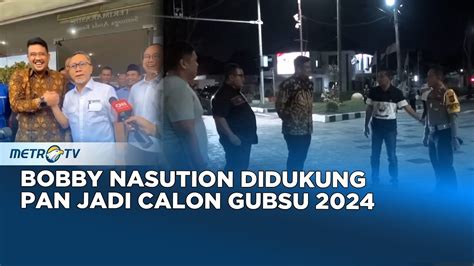 Bobby Nasution Didukung Pan Jadi Calon Gubernur Sumatera Utara