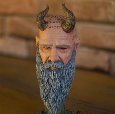 God of War Mimir Bust, God of War Ragnarok Statue,hand Painted Resin Print,high Quality - Etsy