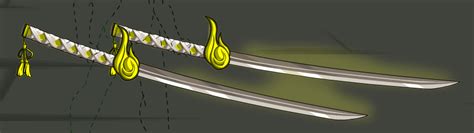 Dual Enchanted Kitsune Katana Ac Aqw