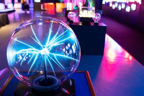 Premium Photo | Plasma ball in science museum