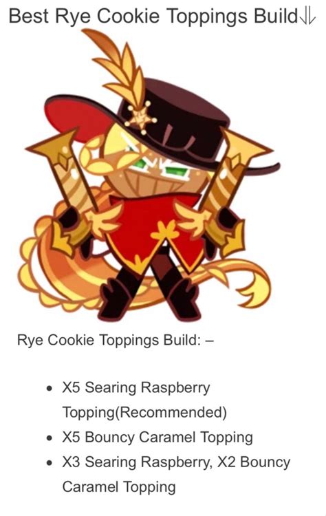 Pin By Ysabelle Canlas On Cookie Run Kingdom Toppings Guide Cookie Toppings Caramel Topping