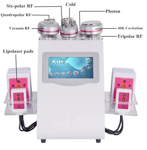 2022 Lipo Láser Liposucción Portátil KIM 8 Radiofrequency RF 40K