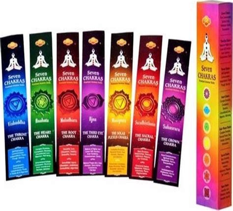 Seven Chakras Premium Incense Sticks 2 Pakjes Bol