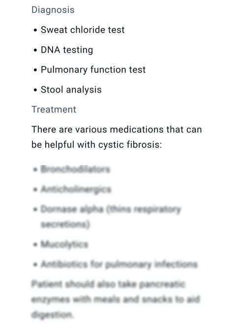 SOLUTION Cystic Fibrosis Medical Surgical Nursing Studypool