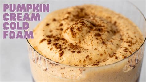 Pumpkin Cream Cold Foam Youtube