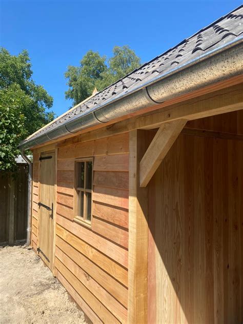 Houten Tuinhuis Met Veranda Vechtdalbouwsystemen