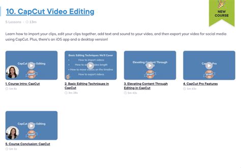 New Course CapCut Video Editing Food Blogger Pro