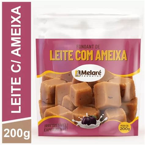 Pacote Doce Fondant De Leite Ameixa Premium Melaré 200g MercadoLivre