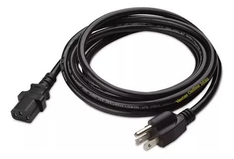 Cable De Corriente Cable De Poder Pc Monitor Fuentes Cuotas