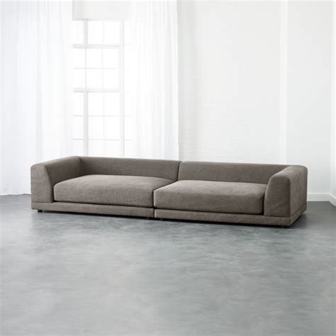 low back sofas | CB2