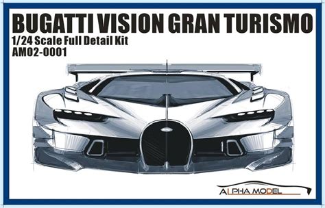 124 Bugatti Vision Gran Turismo Vgt Full Resin Model Kit Am02 0001