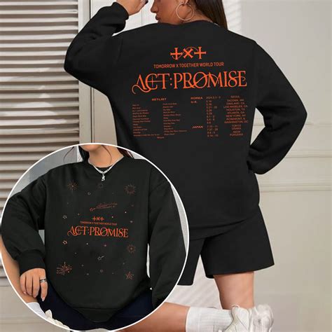 Txt Act Promise Tour Sweatshirt Tomorrow X Together Minisode 3 Shirt