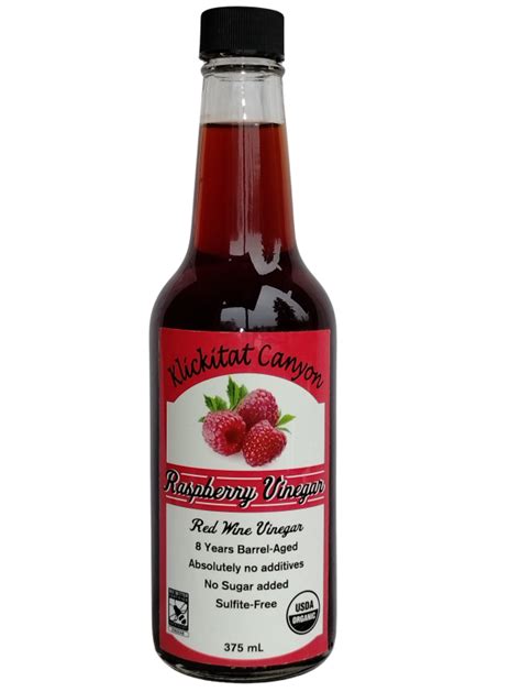 Organic Raspberry Vinegar Klickitat Canyon Winery