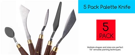 Meeden Pieces Painting Knife Set Versatile Stainless Steel Spatula