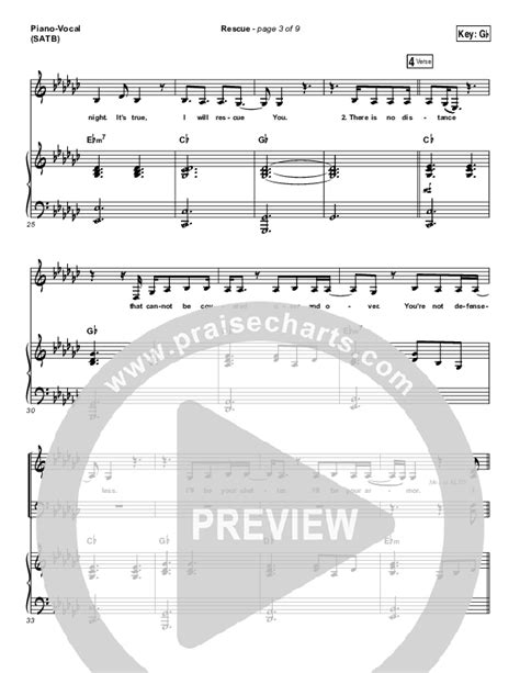 Rescue Sheet Music Pdf Lauren Daigle Praisecharts