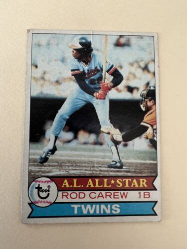 Rod Carew Topps Minnesota Twins Ebay