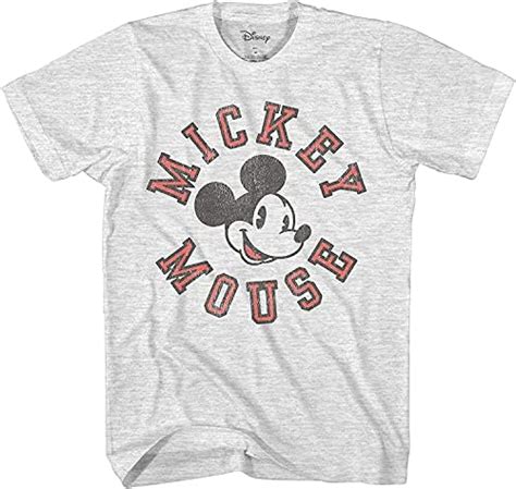 سعر تي شيرت رجالي مطبوع عليه Mickey Mouse Athletic Vintage Classic