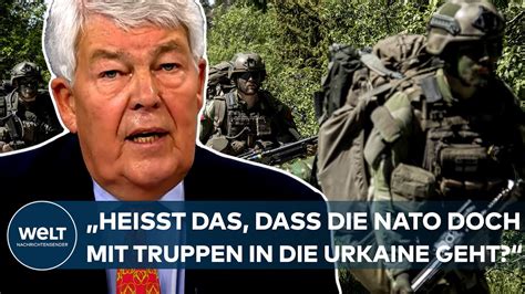 PUTINS KRIEG Heißt das dass NATO mit Truppen in Ukraine geht