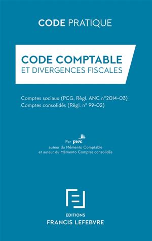 PricewaterhouseCoopers Code Comptable Et Divergences Fiscales 2016