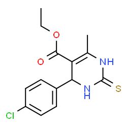 CAS 154866 92 9 Ethyl 4 4 Chlorophenyl 6 Methyl 2 Thioxo 1 2 3 4