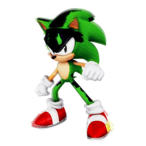 Glitch Sonic Render By Nibroc Rock On Deviantart