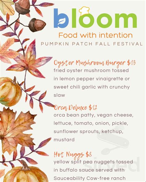 Bloom Foods Food Truck Menus In Houston Texas United States