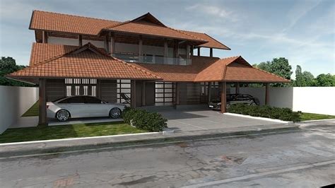 Traditional House 3d Model Cgtrader