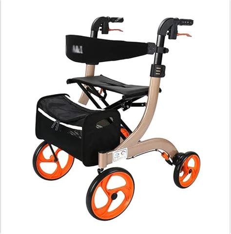 Walker Indoor Adult Rollator Walkers For Seniors Lightweight Walker