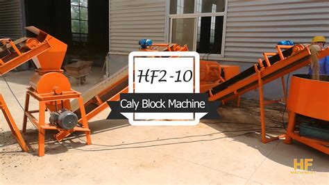 Hf Hydraulic Clay Brick Press Machine Earth Interlocking Stabilised