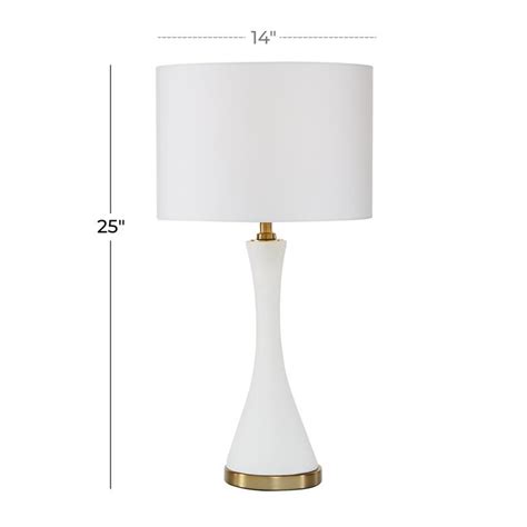 Encore Home | MATTE WHITE MODERN TABLE LAMP