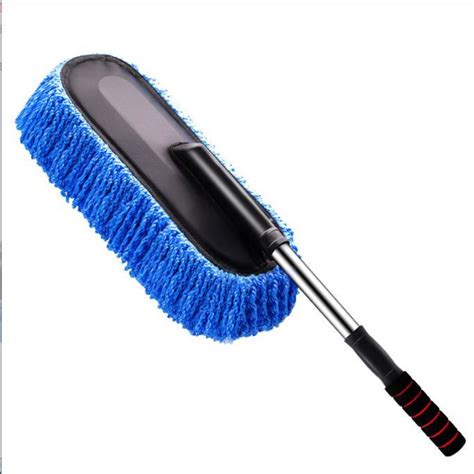 Auto Supplies Telescopic Nanofiber Wax Drag Duster Car Duster Wipe Car