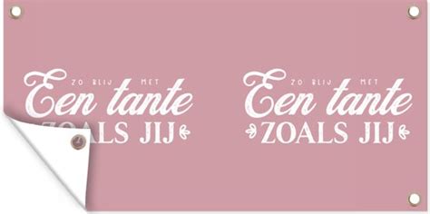 Schuttingposter Roze Spreuken Quotes Zo Blij Met Een Tante Zoals