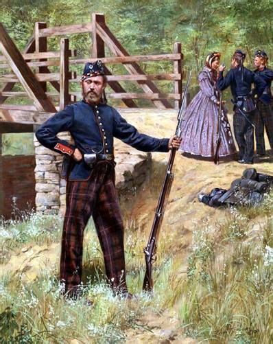 79th New York Highlanders Civil War Art Civil War Artwork American