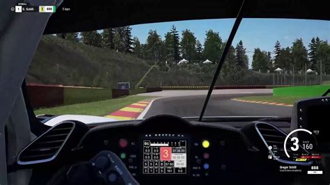 Acc Onboard Lap Ferrari 488 Gt3 Evo At Spa Francorchamps Youtube