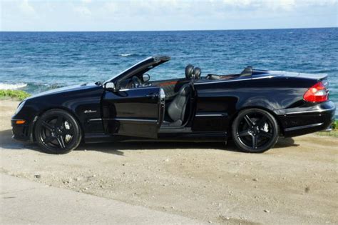 Mercedes-benz clk 63 amg black convertible - Cars Saint Barthélemy ...