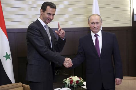 Russias Putin Hosts Assad In Fresh Drive For Syria Peace Deal Al