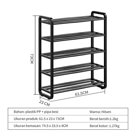 Jual Bebas Biaya Kirim Homes Rak Sepatu Luar Portable Rak Sepatu 4