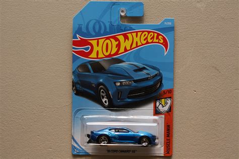 Hot Wheels Muscle Mania Copo Camaro Ss Blue