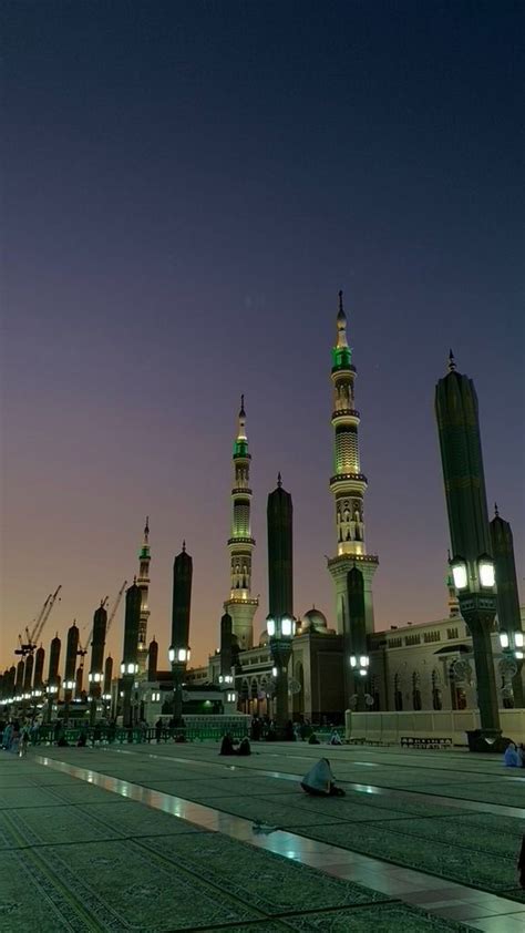 Masjid Alnabawi Islamic Wallpaper Aesthetic Sunrise Masjid Wallpaper