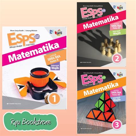 Jual Buku Esps Matematika Wajib Kelas 10 11 12 SMA K13N Erlangga