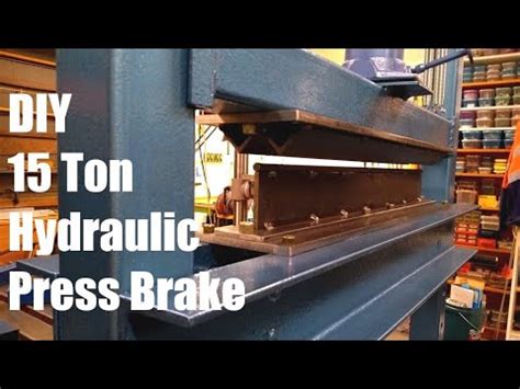 DIY 15 Ton Hydraulic Press Brake YouTube